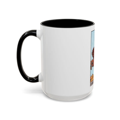 The Knight of Wands (Tarot Card) Accent Coffee Mug