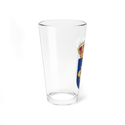 Säkerhets- och integritetsskyddsnämnden vapen (Sweden) (Coat of Arms) Pint Glass 16oz