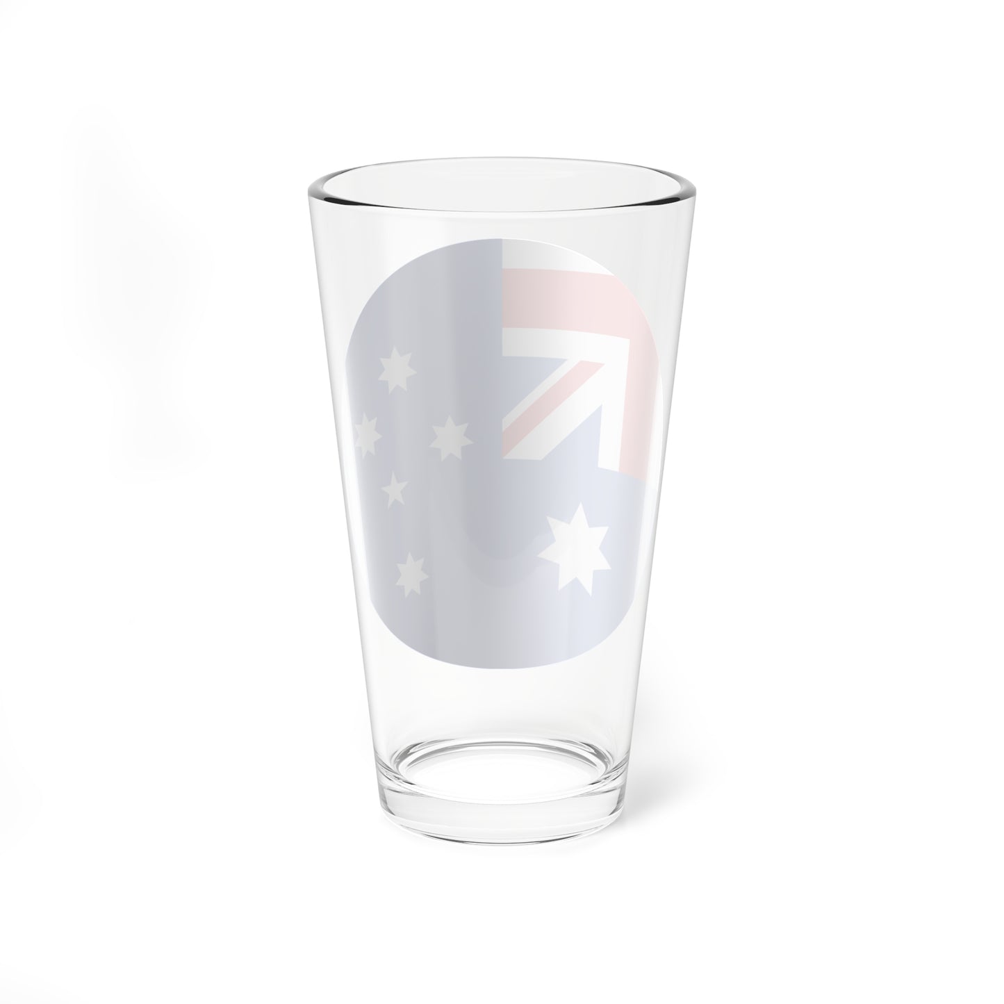 Australia flag icon round (Australia) Pint Glass 16oz