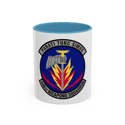340th Weapons Squadron (U.S. Air Force) Accent Coffee Mug