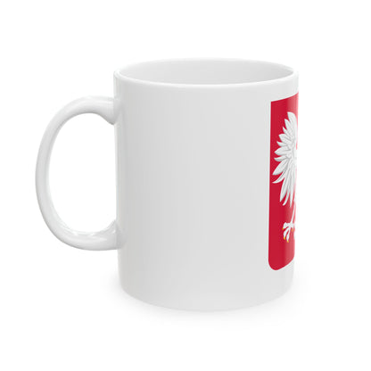 Coat of arms of Poland (1980-1990) - White Coffee Mug