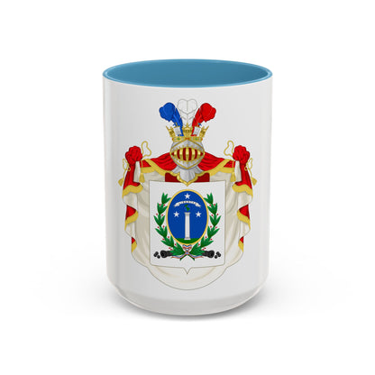 Ornamented Coat of Arms of Chile (1819-1834) Cerro Castillo Version - Accent Coffee Mug