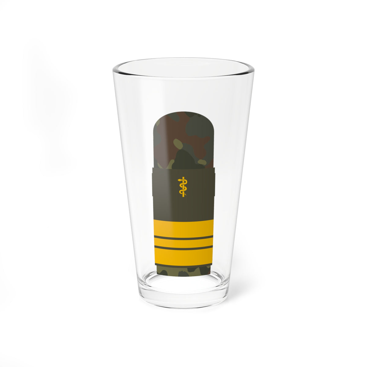 MA OG5 43b Stabsarzt HM L (Military Rank) Pint Glass 16oz