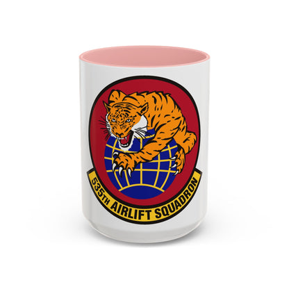 535th Airlift Squadron (U.S. Air Force) Accent Coffee Mug