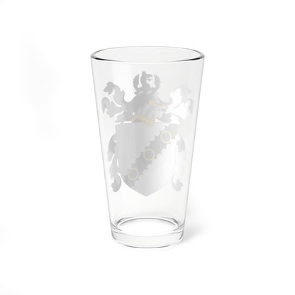 Coat of Arms of William Clarkson (United States) (Coat of Arms) Pint Glass 16oz