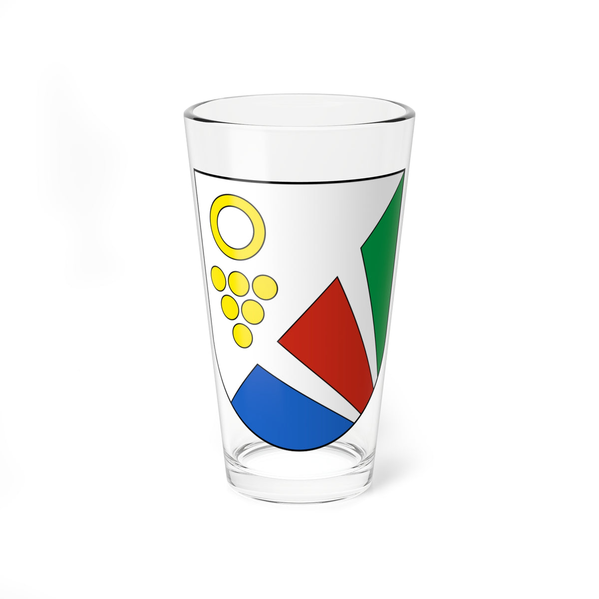 Milvignes-blazon (Switzerland) (Coat of Arms) Pint Glass 16oz