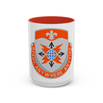 324 Signal Battalion (U.S. Army) Accent Coffee Mug