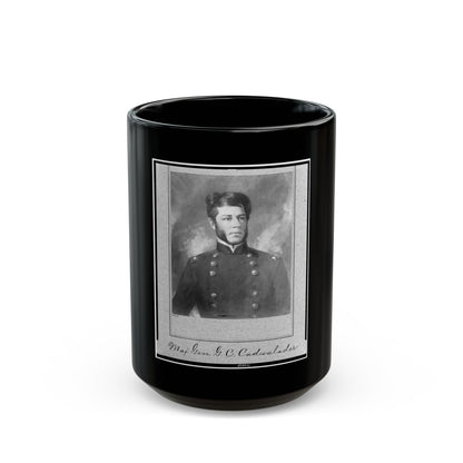 Maj. Gen. G.B. Cadwalader, Half-Length Portrait, Facing Right (U.S. Civil War) Black Coffee Mug