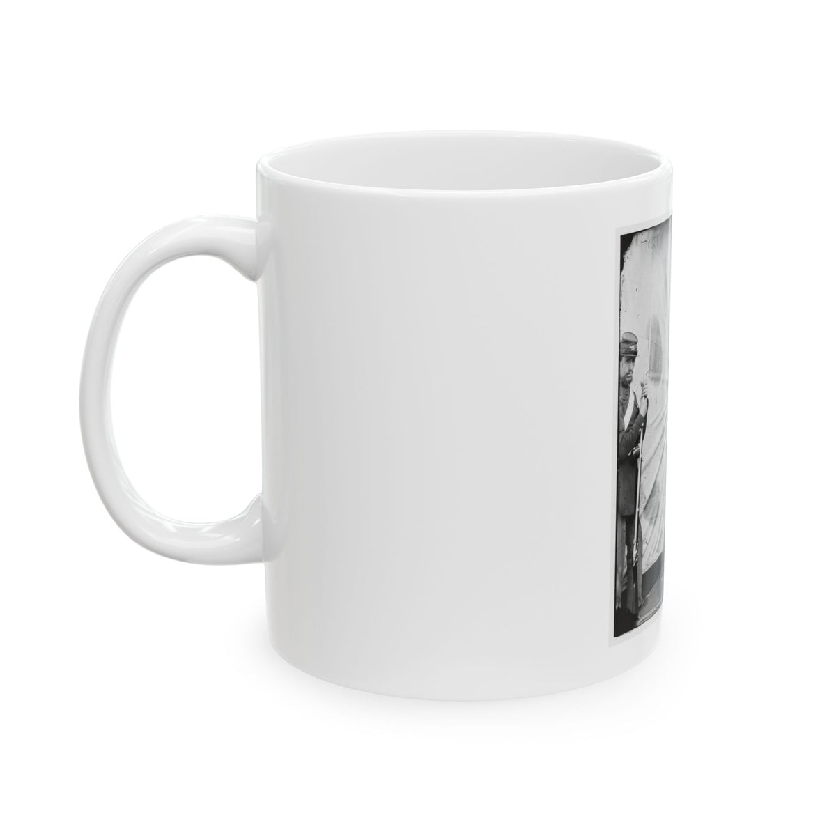 Washington Navy Yard, D.C. Lewis Payne, The Conspirator Who Attacked Secretary Seward, Standing In Overcoat And Hat (U.S. Civil War) White Coffee Mug