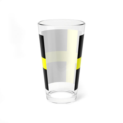 Flag of Harjedalen (Sweden) Pint Glass 16oz