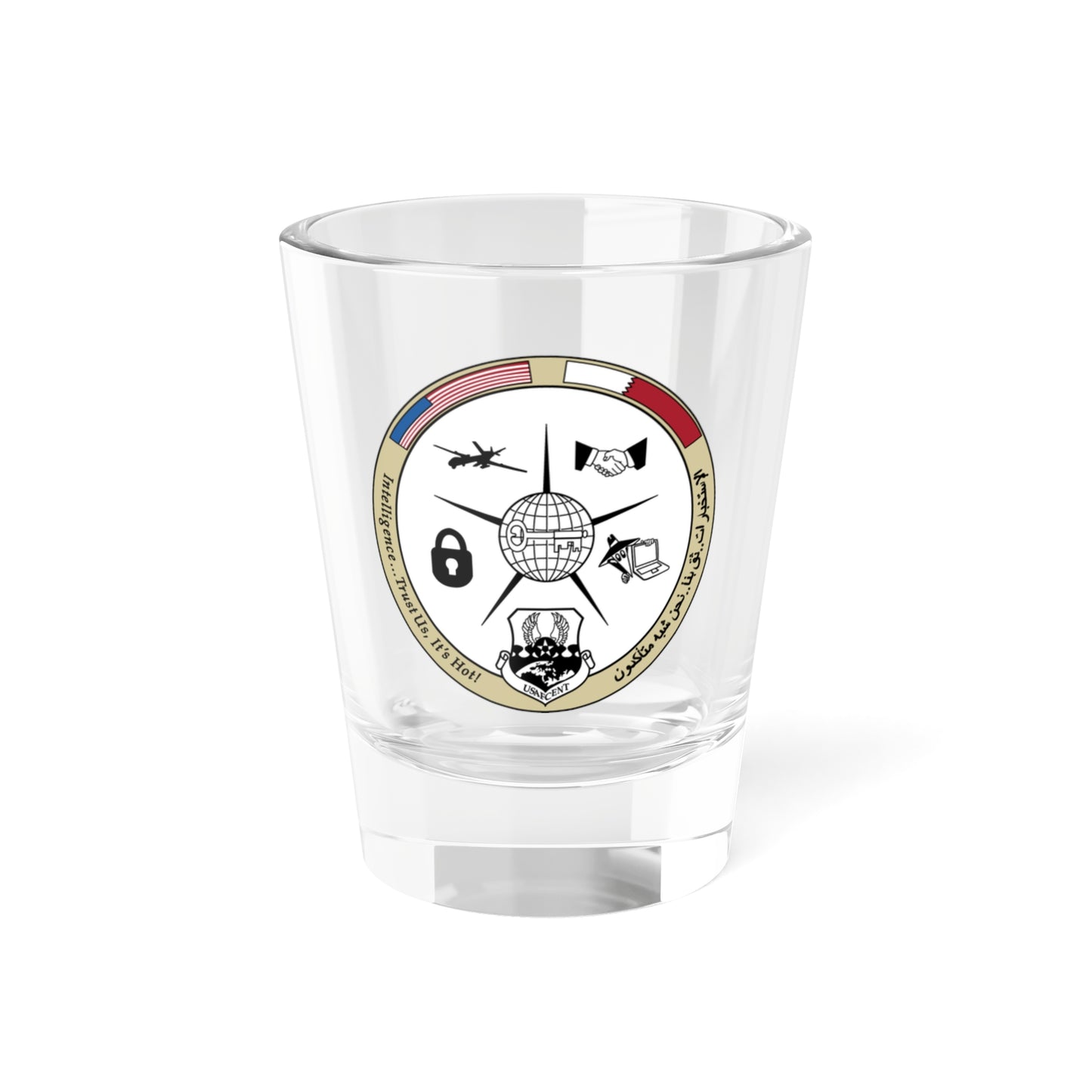 AFCENT Intelligence (U.S. Air Force) Shot Glass 1.5oz