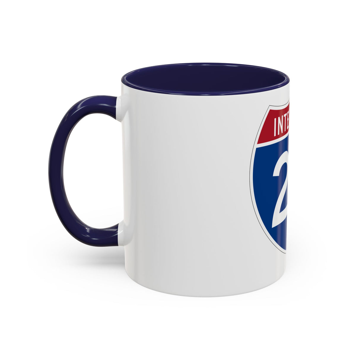 Interstate 25 (U.S. Highways) Accent Coffee Mug