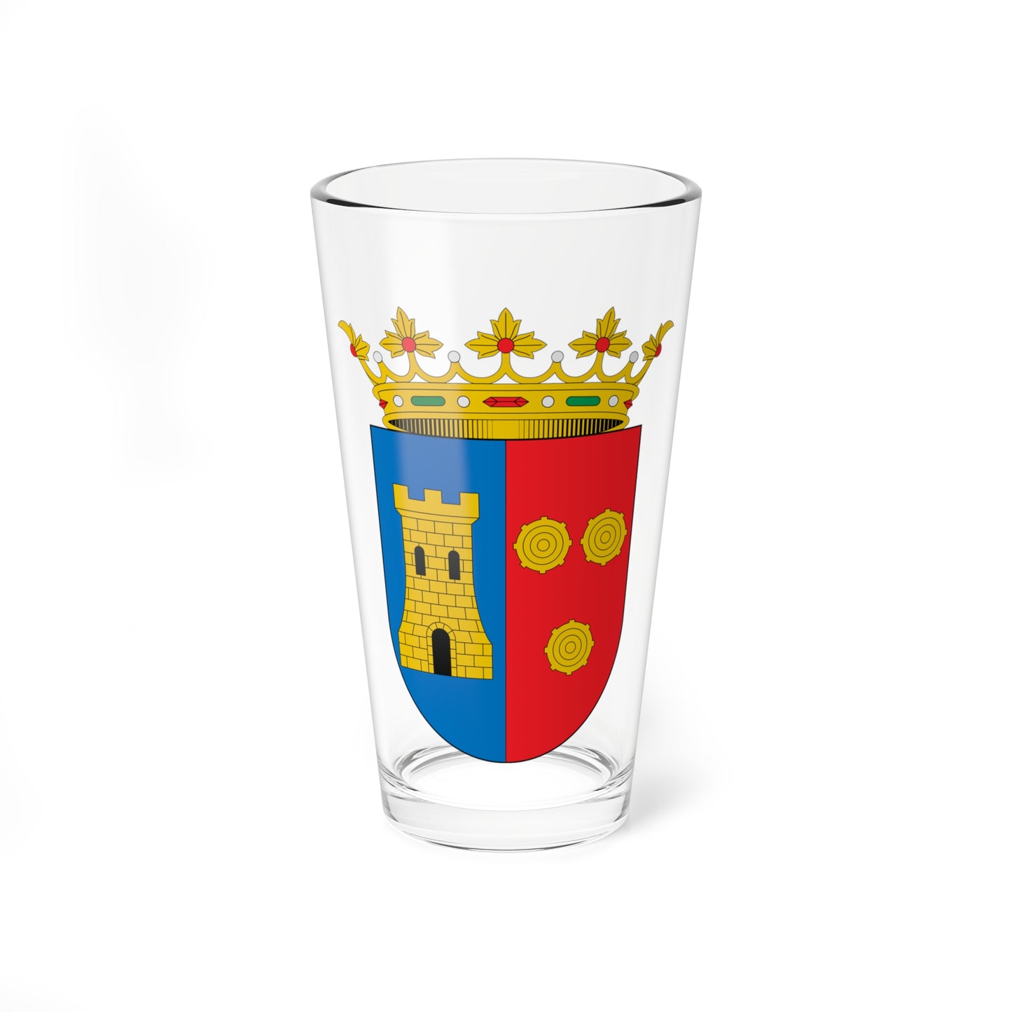 Escudo de Alborache Valencia (Spain) (Coat of Arms) Pint Glass 16oz