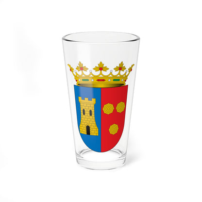 Escudo de Alborache Valencia (Spain) (Coat of Arms) Pint Glass 16oz