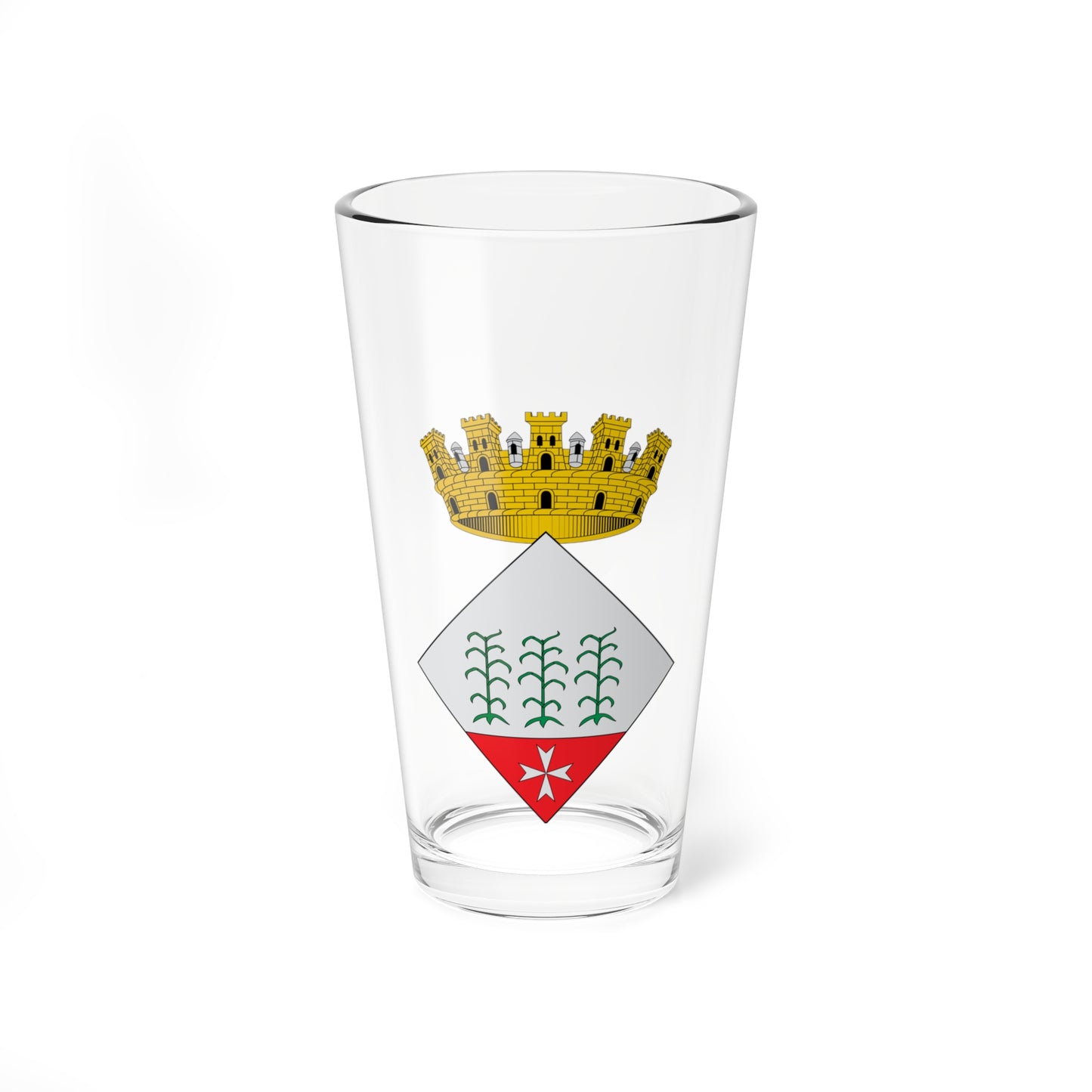 Escudo de Alcanar (Spain) (Coat of Arms) Pint Glass 16oz