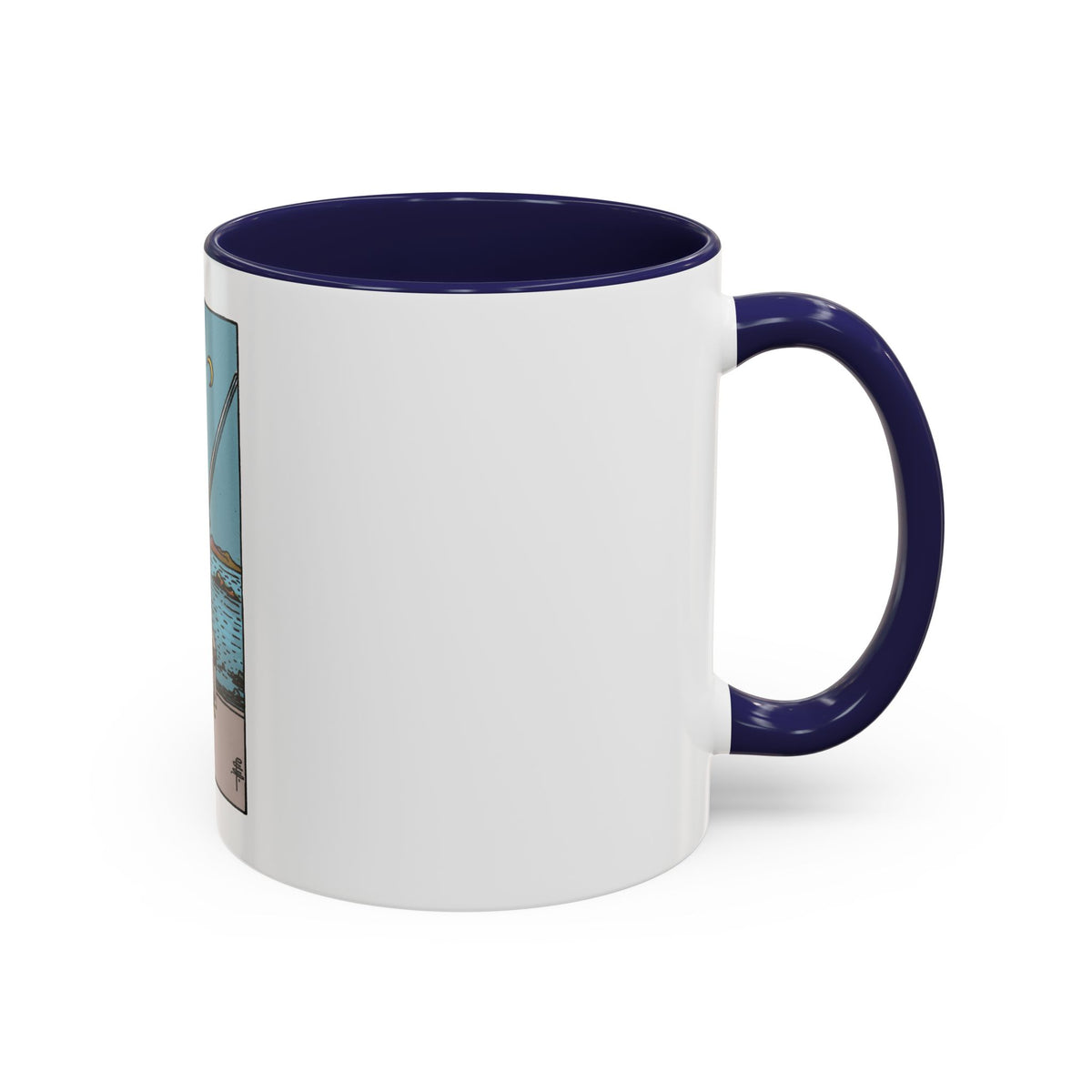 The 2 of Swords (Tarot Card) Accent Coffee Mug