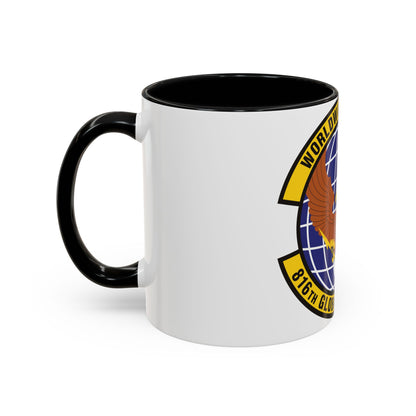 816th Global Mobility Squadron (U.S. Air Force) Accent Coffee Mug