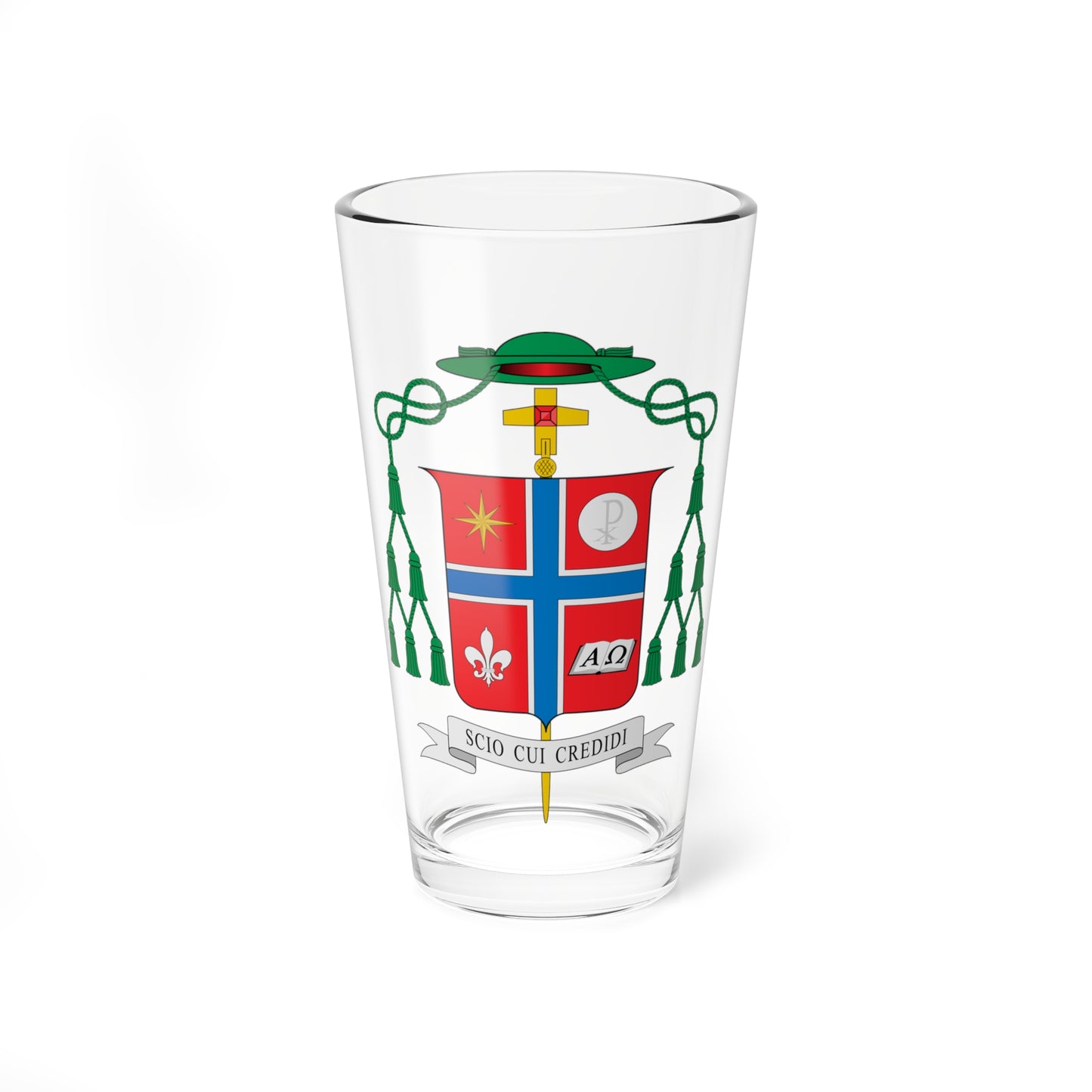 Escudo de Elio Rama (Spain) (Coat of Arms) Pint Glass 16oz
