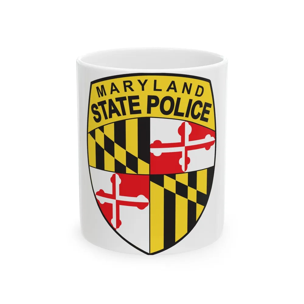 Maryland State Police - White Coffee Mug-11oz-Go Mug Yourself