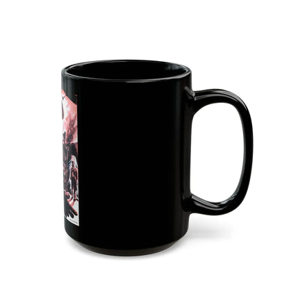 Death by A. C., Cavalier, May 1953 - Black Coffee Mug-Go Mug Yourself