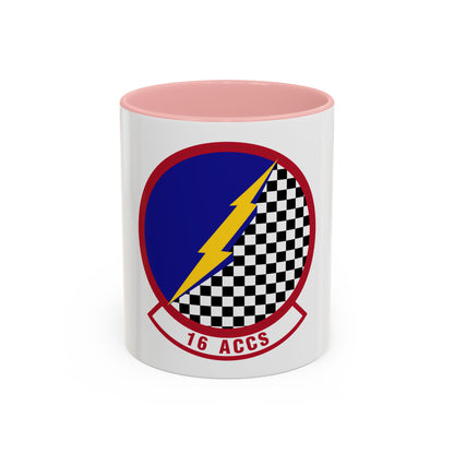 16 Airborne Command and Control Squadron ACC (U.S. Air Force) Accent Coffee Mug