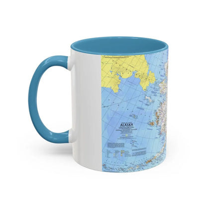 USA - Alaska (1975) (Map) Accent Coffee Mug-Go Mug Yourself