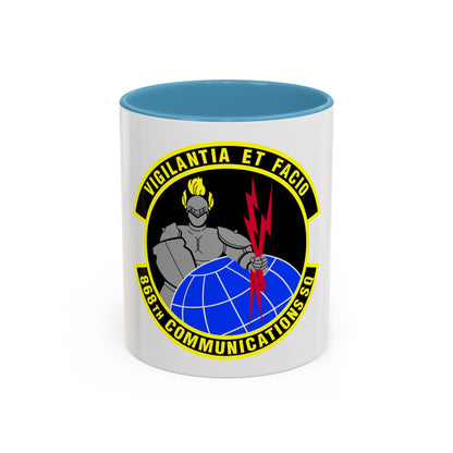 868th Communications Squadron (U.S. Air Force) Accent Coffee Mug
