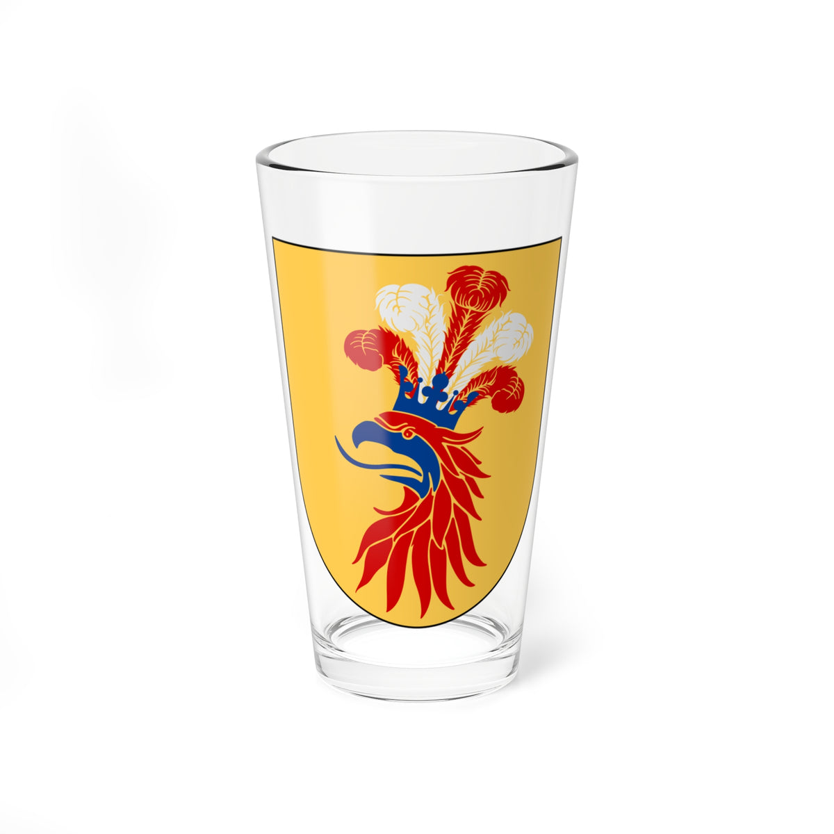 Kristianstad län vapen (Sweden) (Coat of Arms) Pint Glass 16oz