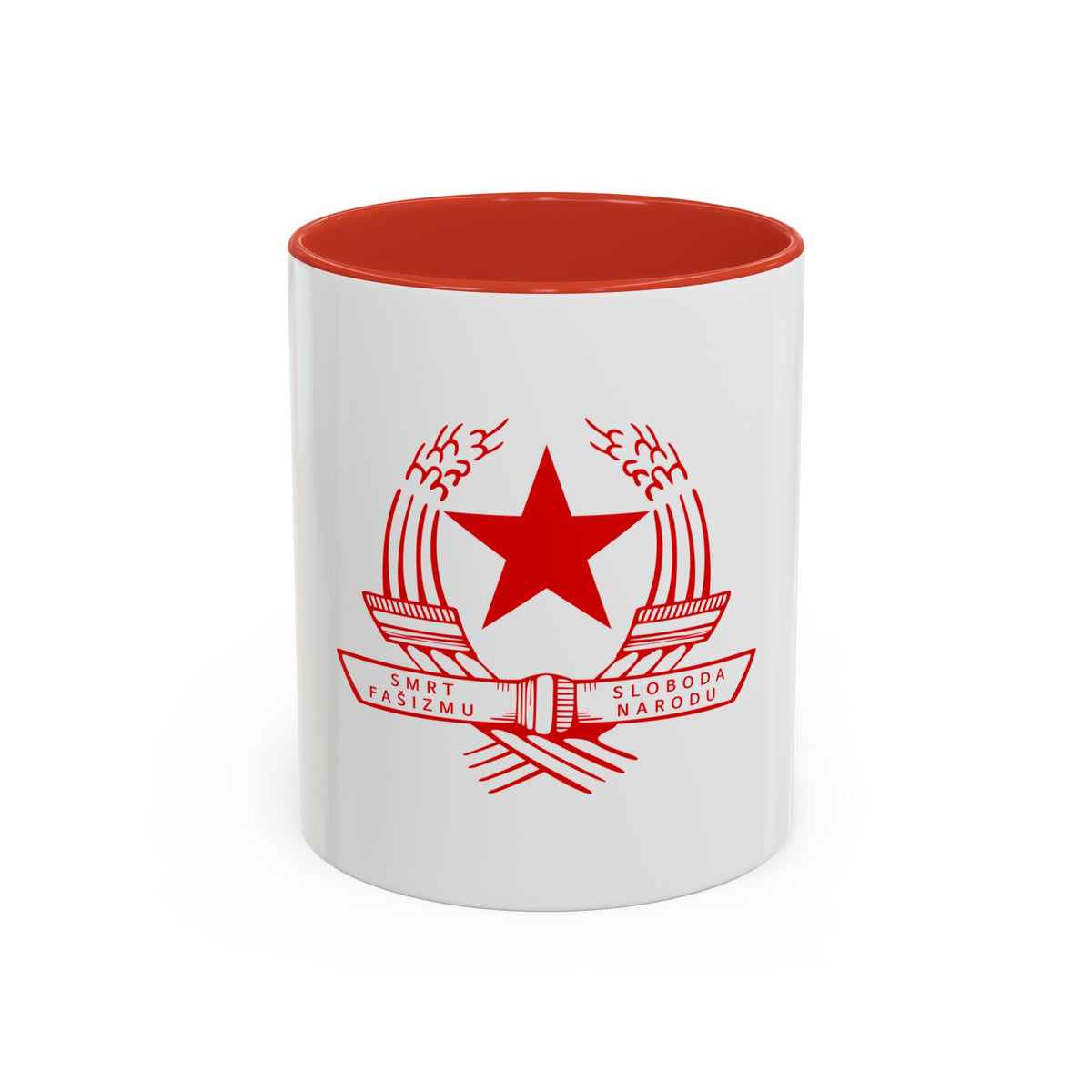 Emblem of the State Anti-fascist Council for the National Liberation of Croatia - Accent Coffee Mug
