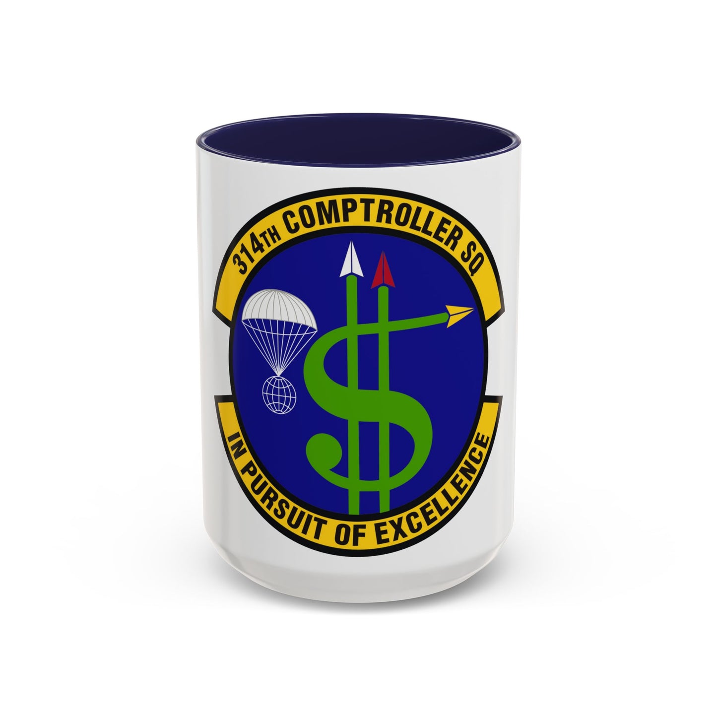 314th Comptroller Squadron (U.S. Air Force) Accent Coffee Mug