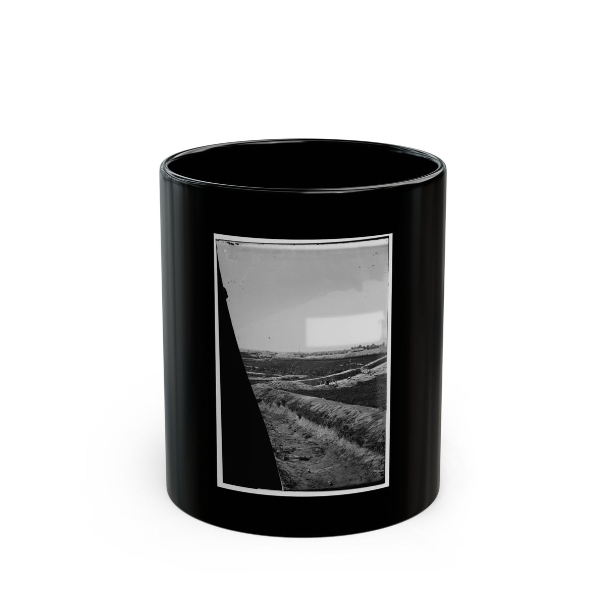 Untitled 004(2) (U.S. Civil War) Black Coffee Mug