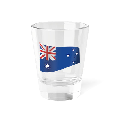 Australia Flag - iconic waving (Australia) Shot Glass 1.5oz