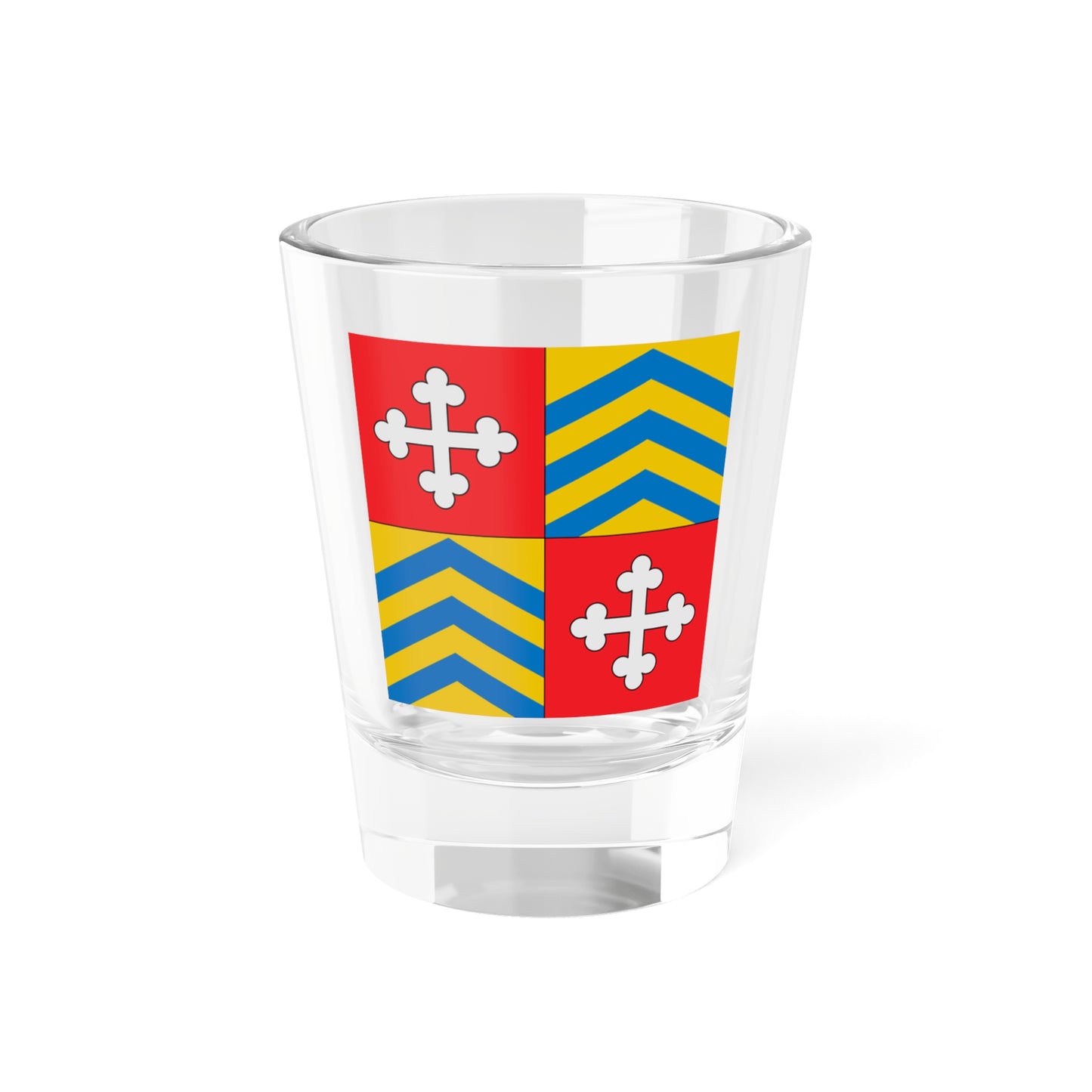 Flag of Jean Cesar Scarcella (Switzerland) Shot Glass 1.5oz