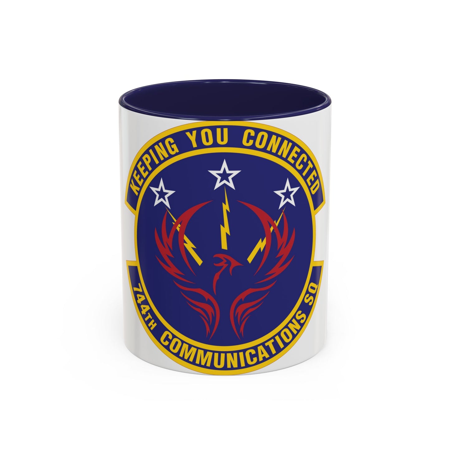 744th Communications Squadron (U.S. Air Force) Accent Coffee Mug