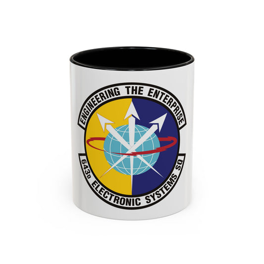 643d Electronic Systems Squadron (U.S. Air Force) Accent Coffee Mug