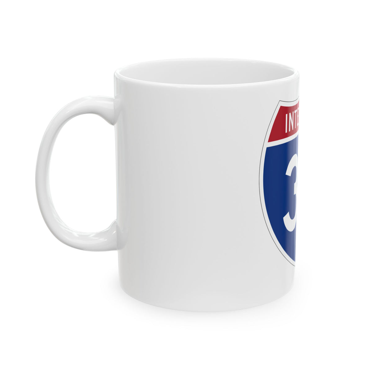 Interstate 35 (U.S. Highways) White Coffee Mug