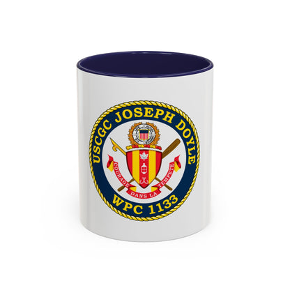 USCG C JOSEPH DOYLE W PC 1133 (U.S. Coast Guard) Accent Coffee Mug