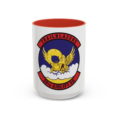 39th Airlift Squadron (U.S. Air Force) Accent Coffee Mug
