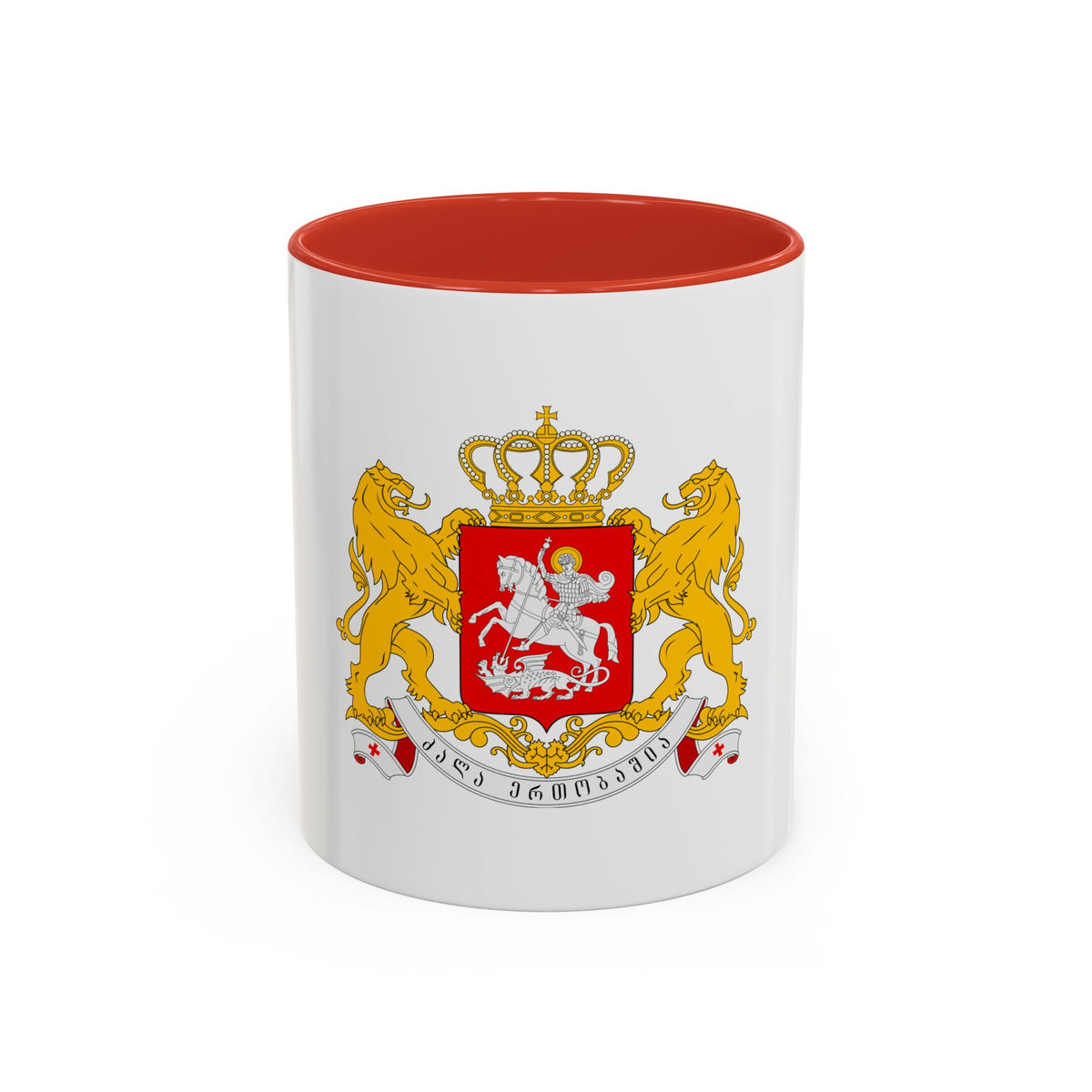 Greater coat of arms of Georgia - Accent Coffee Mug