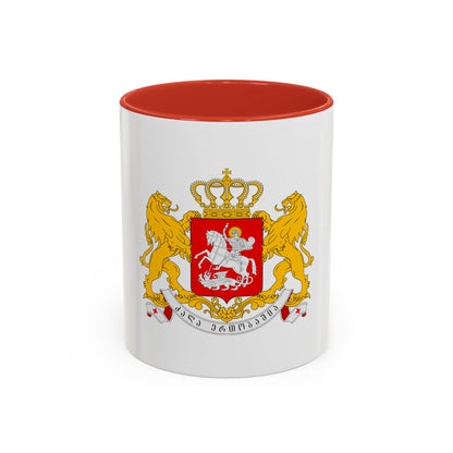 Greater coat of arms of Georgia - Accent Coffee Mug