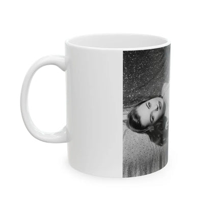 Ella Raines #149 1 (Vintage Female Icon) White Coffee Mug-Go Mug Yourself