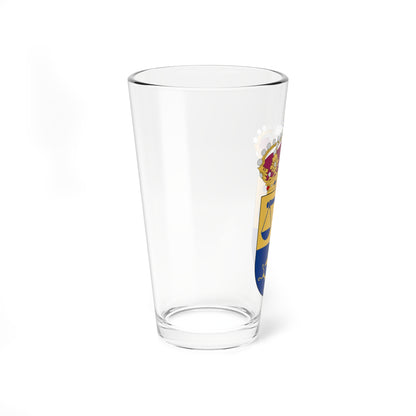 Hovrätten för Nedre Norrland vapen (Sweden) (Coat of Arms) Pint Glass 16oz