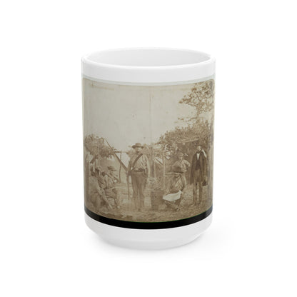 Confederate Camp, Warrington Navy Yard, Pensacola, Florida (U.S. Civil War) White Coffee Mug