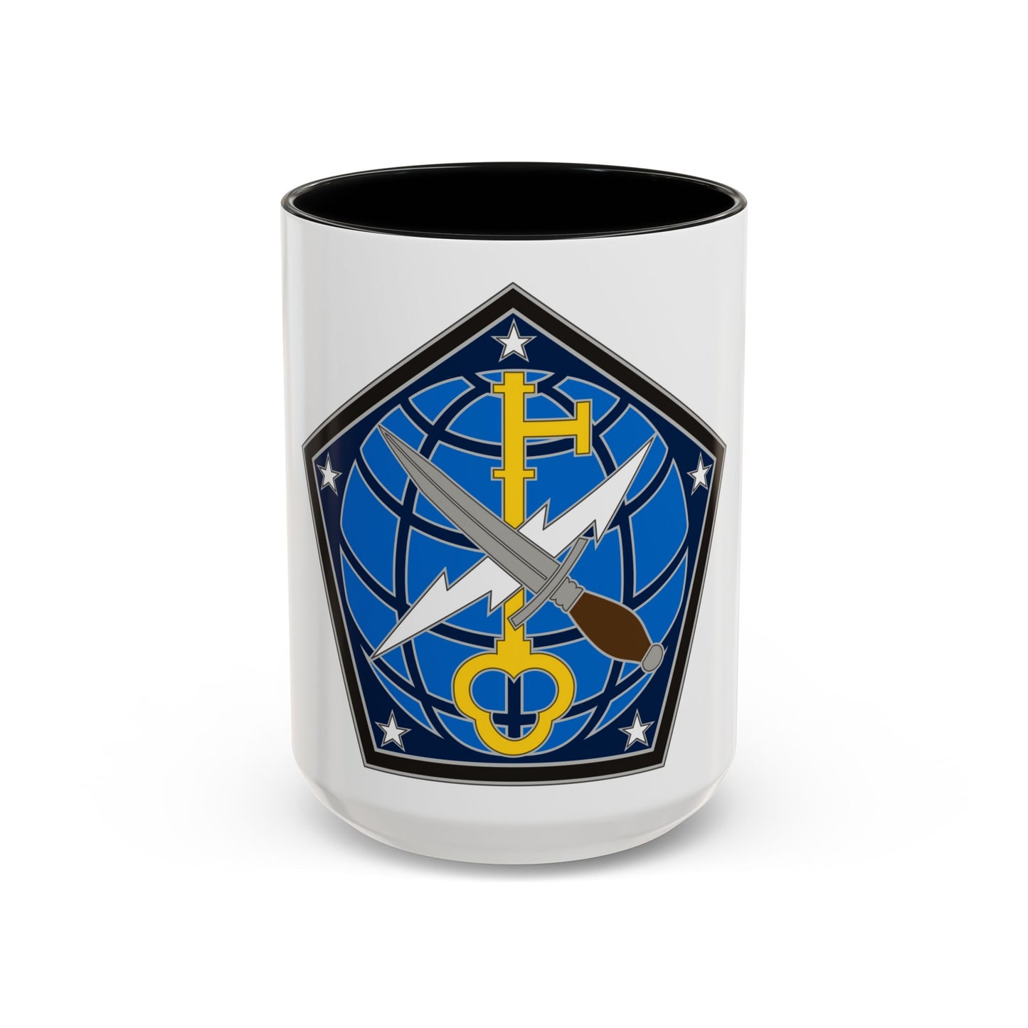 704 Military Intelligence Brigade (U.S. Army) Accent Coffee Mug