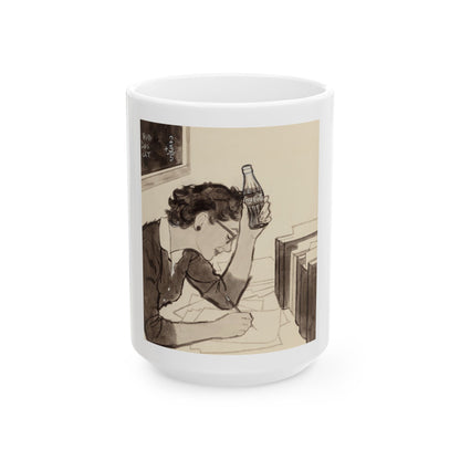 Group of Four Coca-Cola advertisements, 1960 (1) - White Coffee Mug