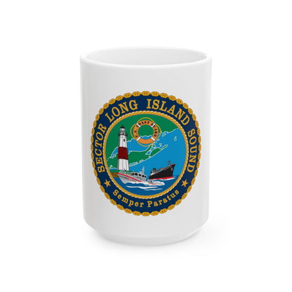 USCG Sector Long Island Sound (U.S. Coast Guard) White Coffee Mug