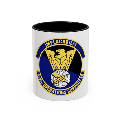 316th Operations Support Squadron (U.S. Air Force) Accent Coffee Mug