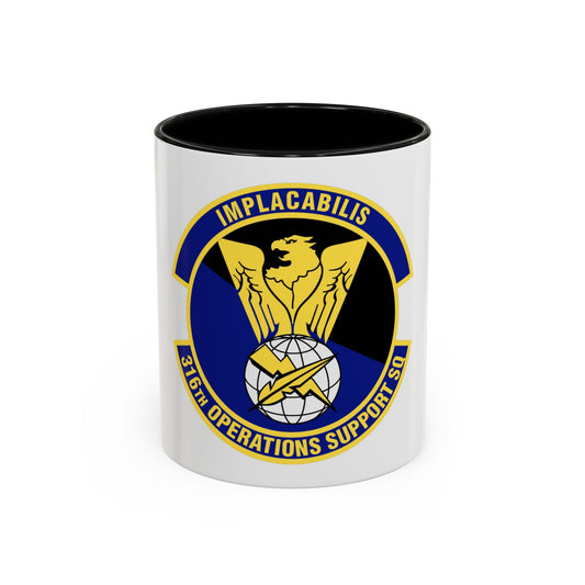 316th Operations Support Squadron (U.S. Air Force) Accent Coffee Mug