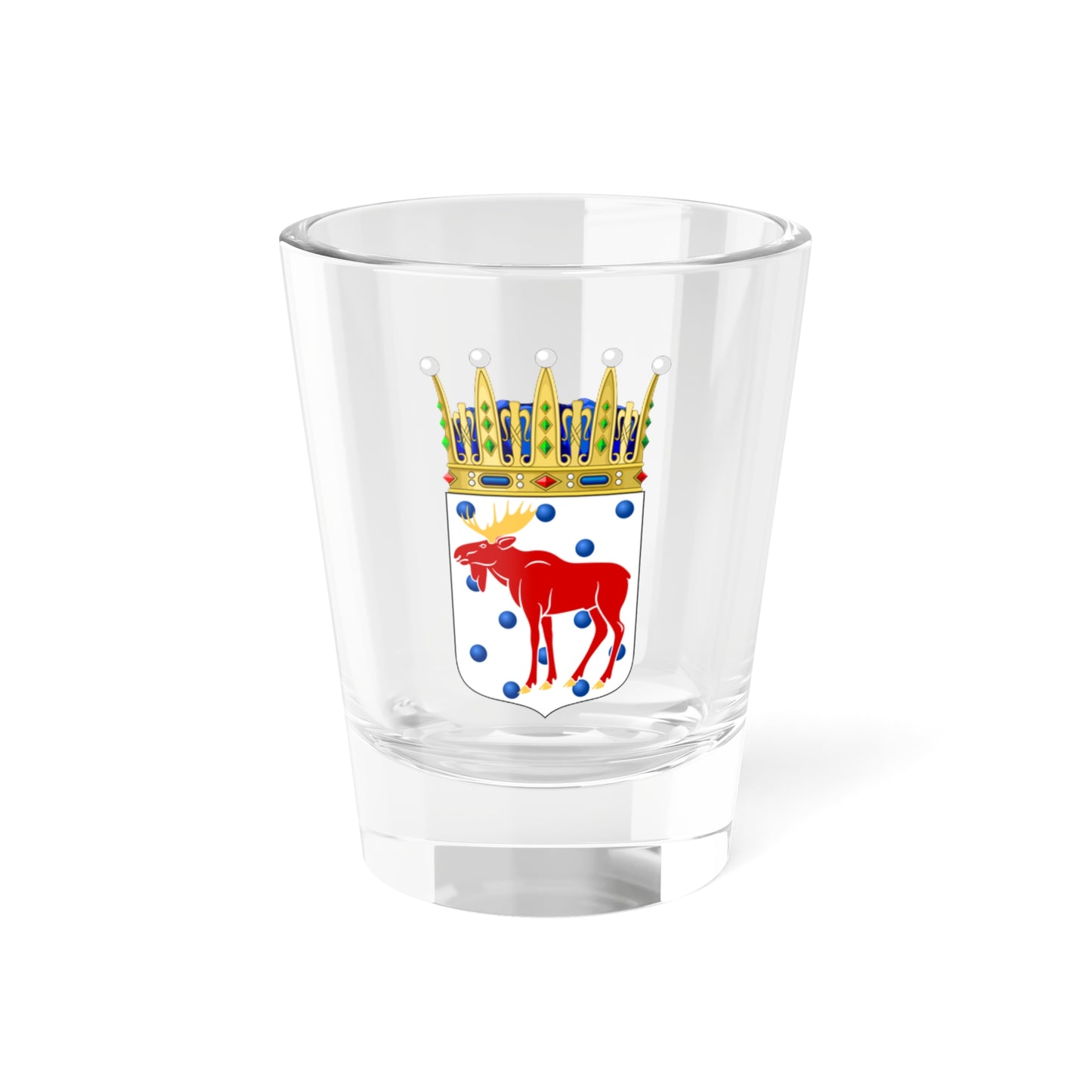 Gästriklands vapen (Sweden) (Coat of Arms) Shot Glass 1.5oz
