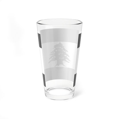 Flag of Lebanon - White (Lebanon) Pint Glass 16oz